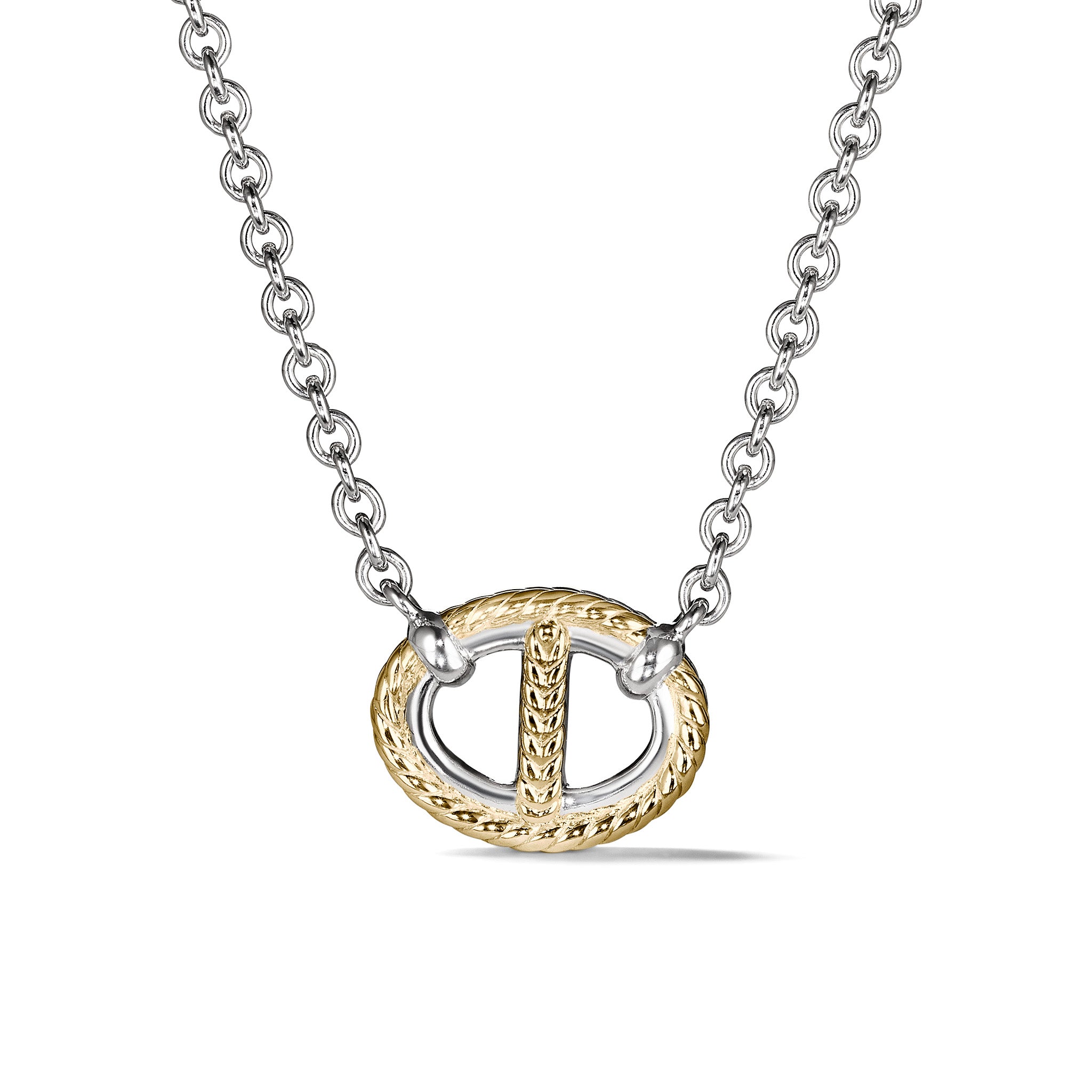 Louis Vuitton Logo Link Pendant Necklace
