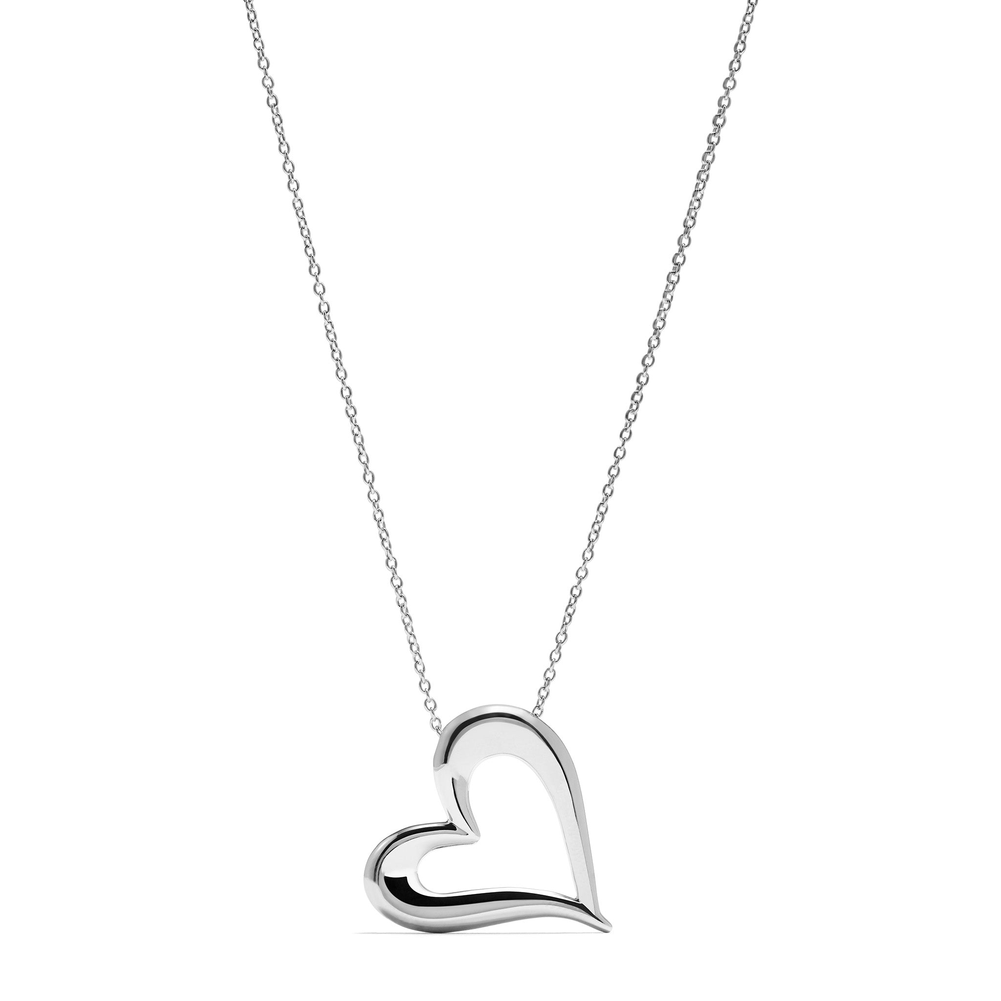 Heart Lock Necklace - Pavé Heart Collection – Patricia Nash