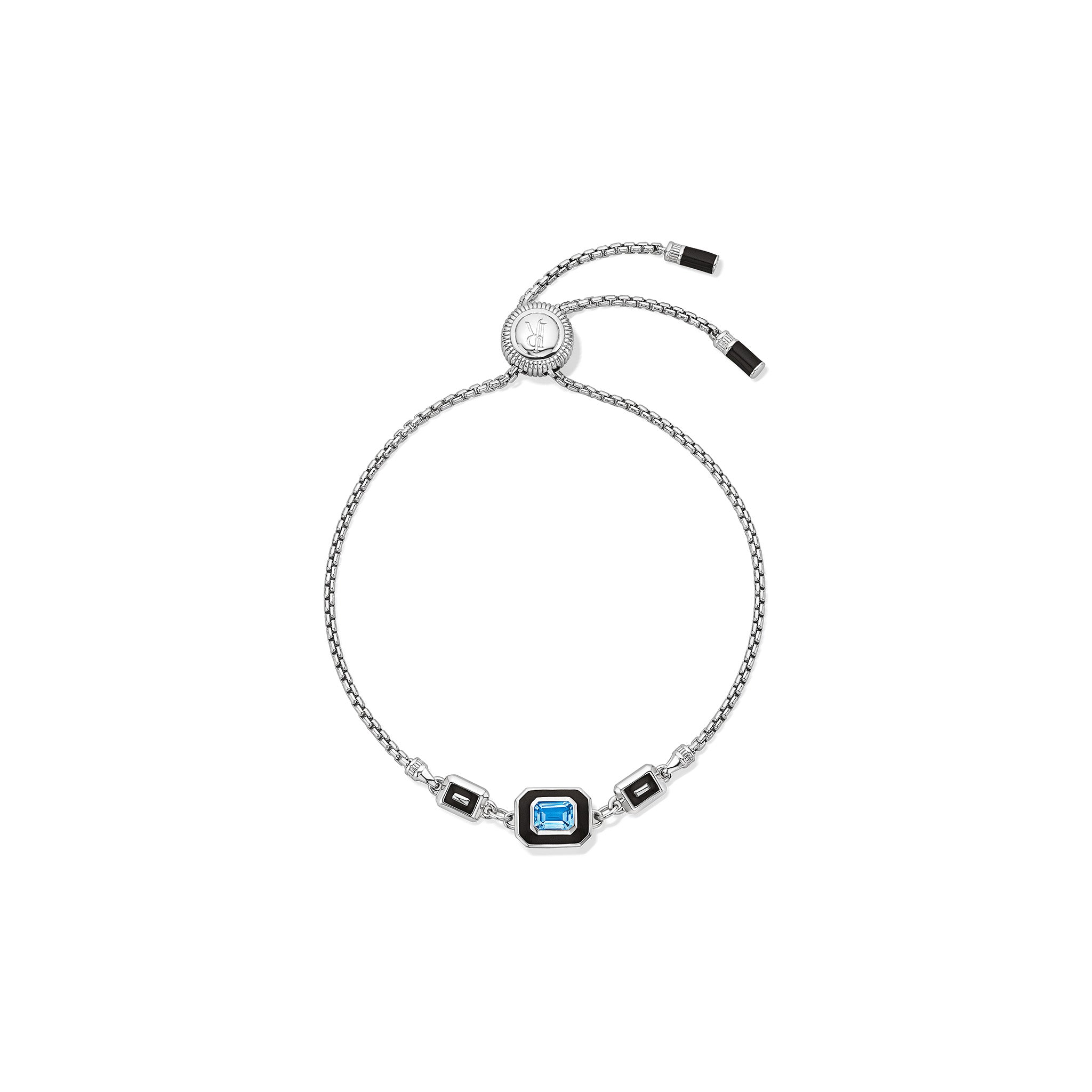 Judith Ripka | Odyssey Friendship Bracelet with Enamel and Blue Sapphire