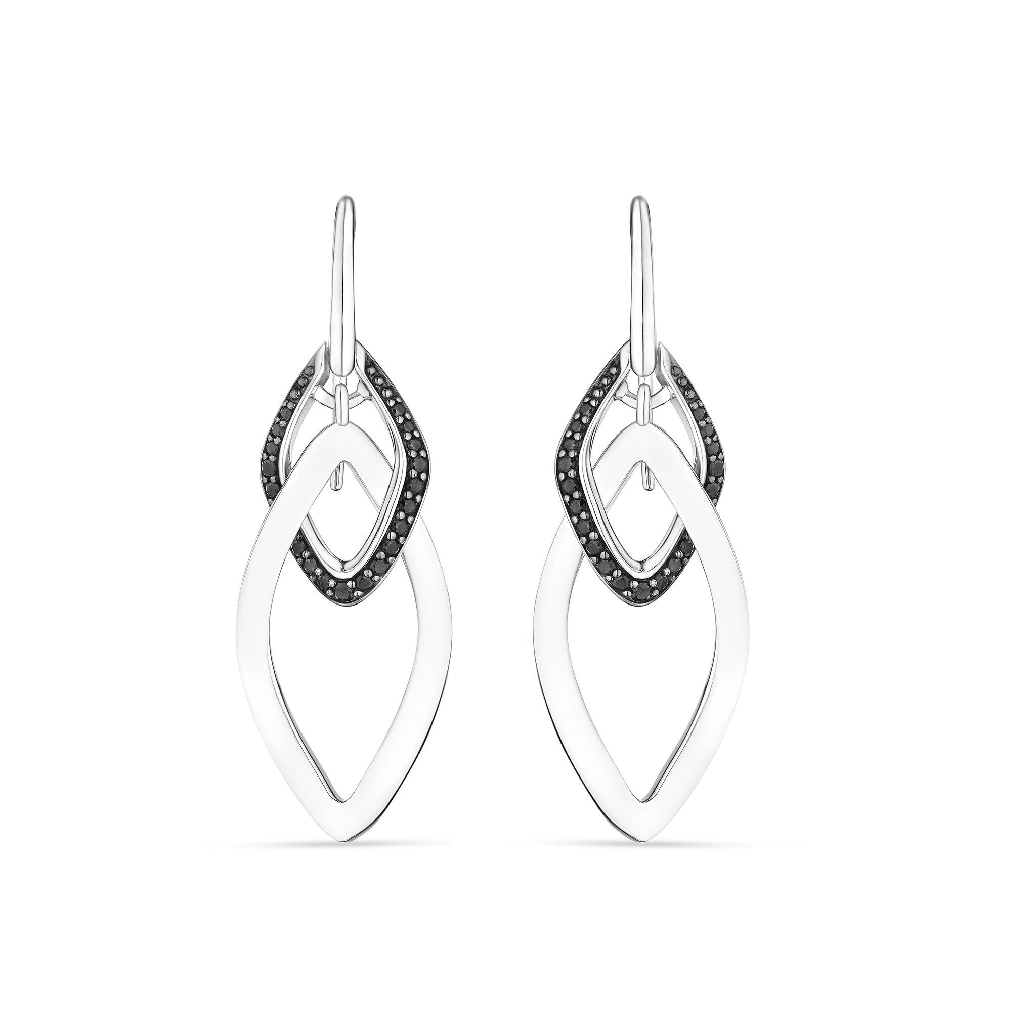 Mariposite drops, black spinel, hammered sterling silver triangle, and shops Sterling Silver threader earrings