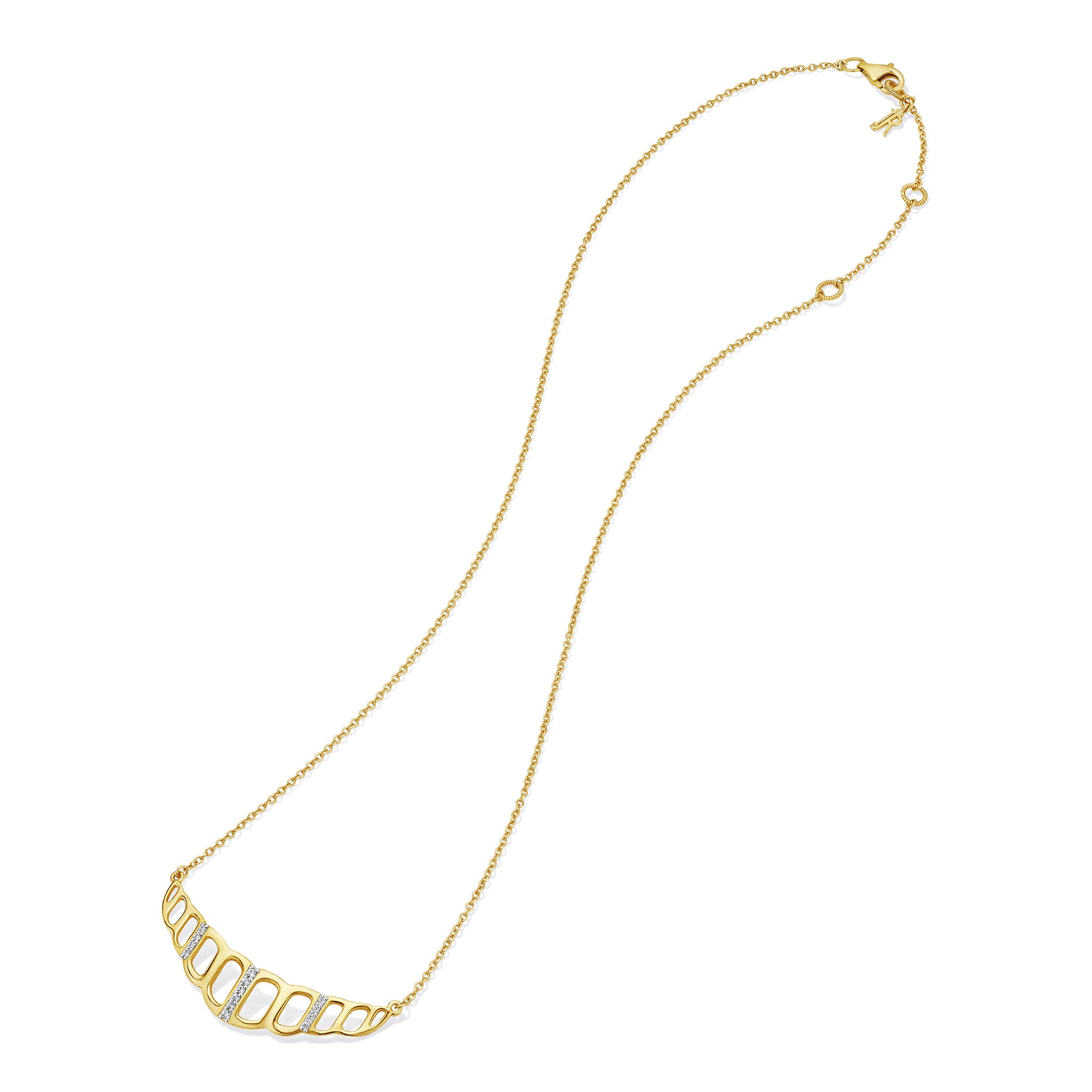 Selvaggia Necklace with Diamonds in 14K