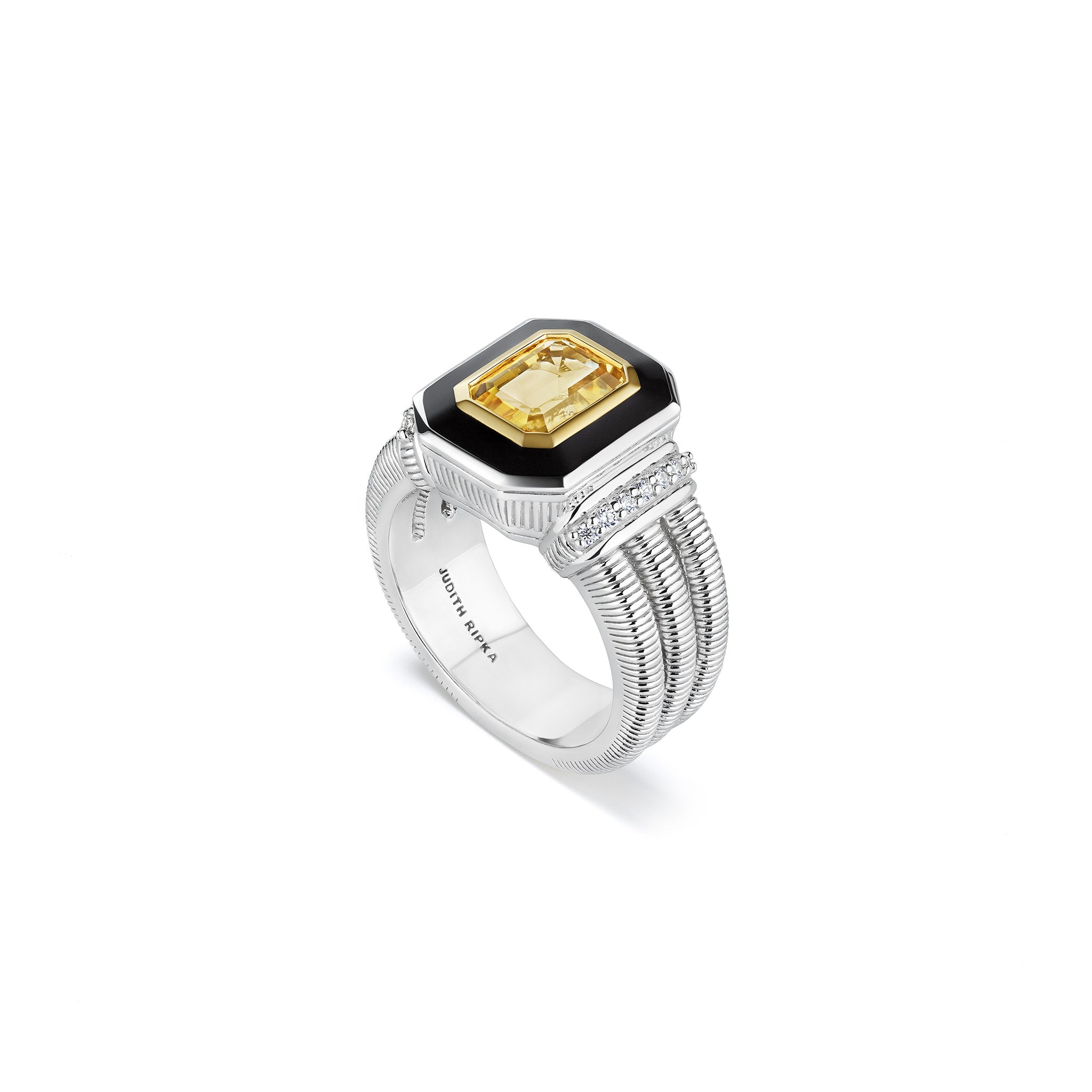 Champagne hot sale citrine ring