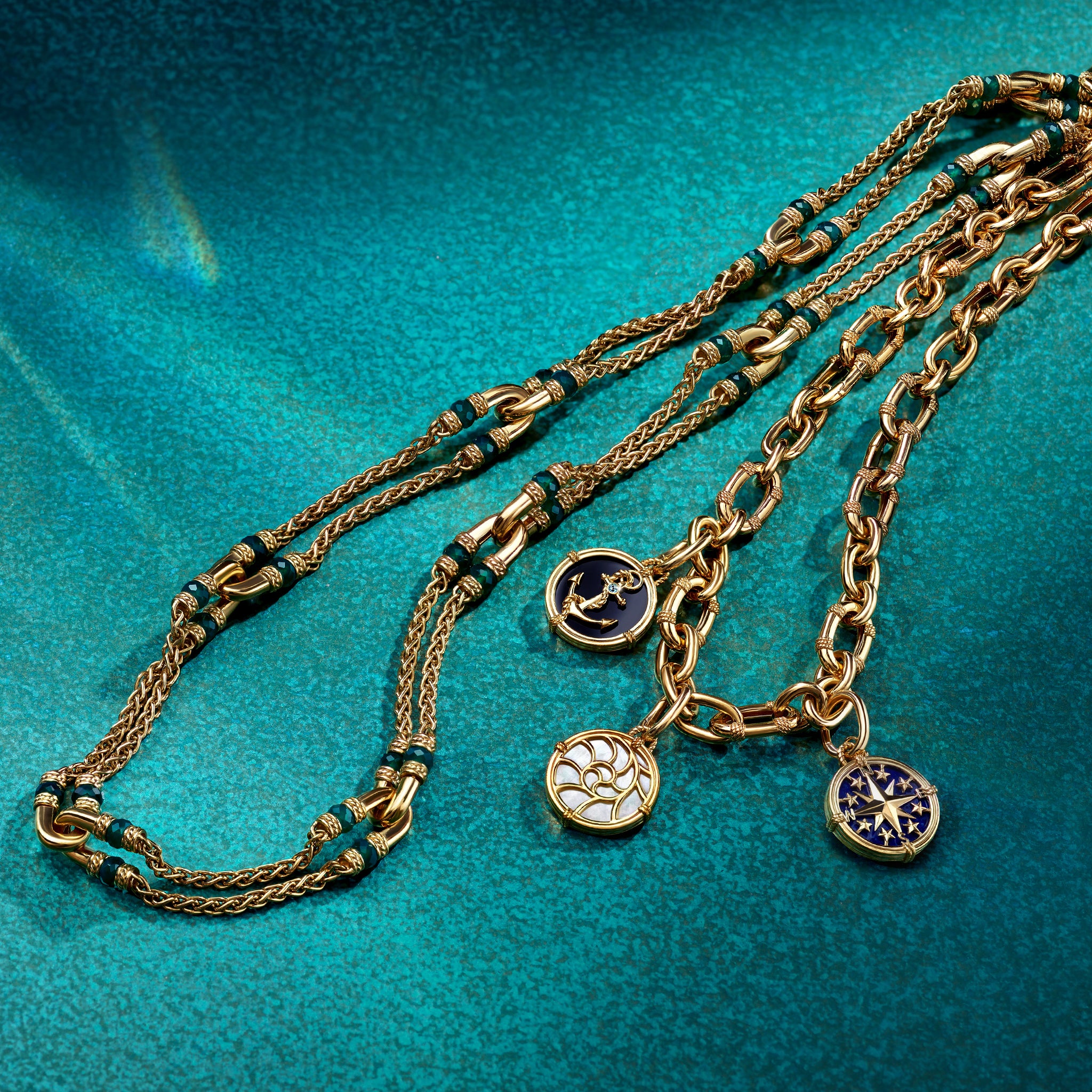 Ocean Reef Necklace System in 18K Gold Vermeil