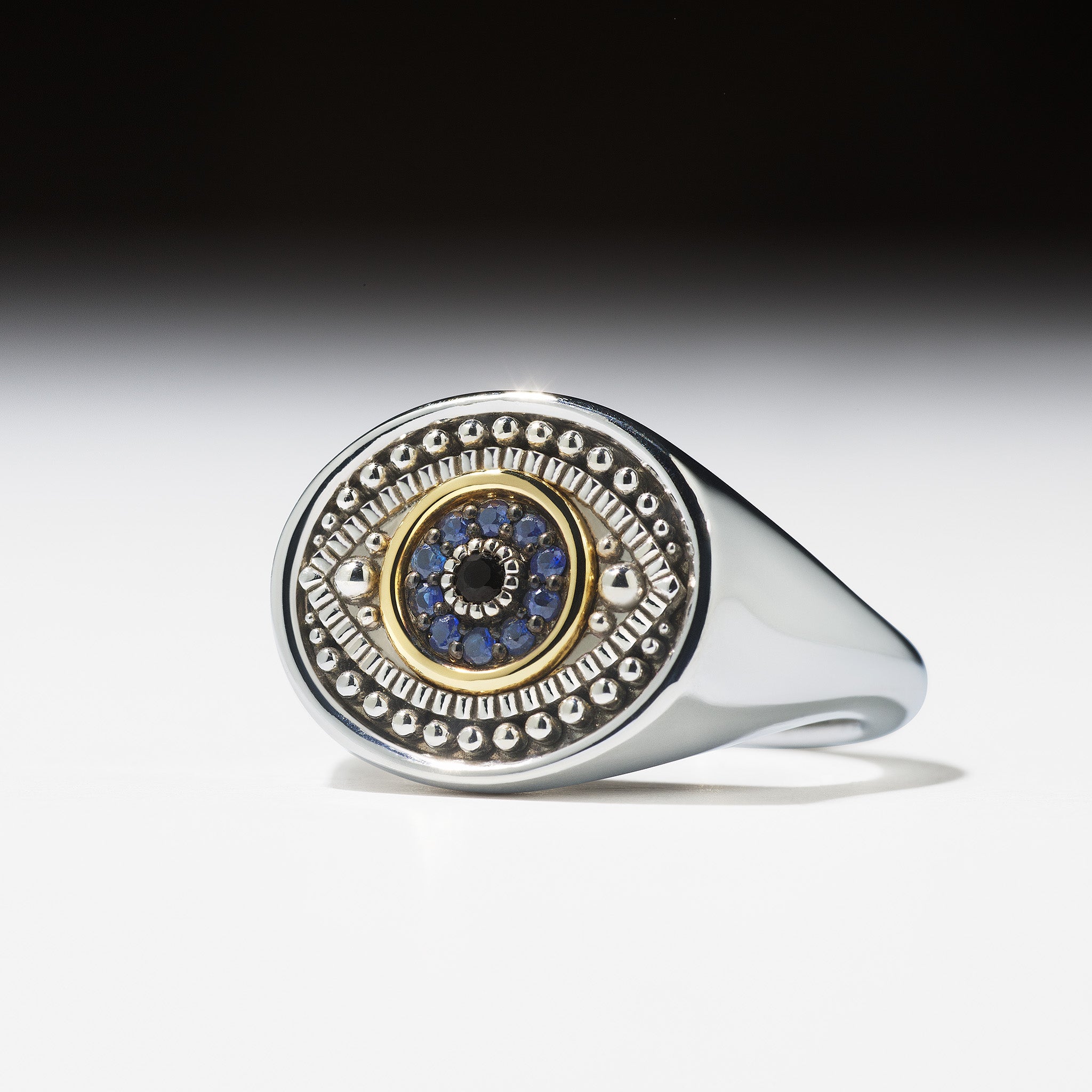 Vintage Evil Eye Leather Scarf Ring – GTHIC