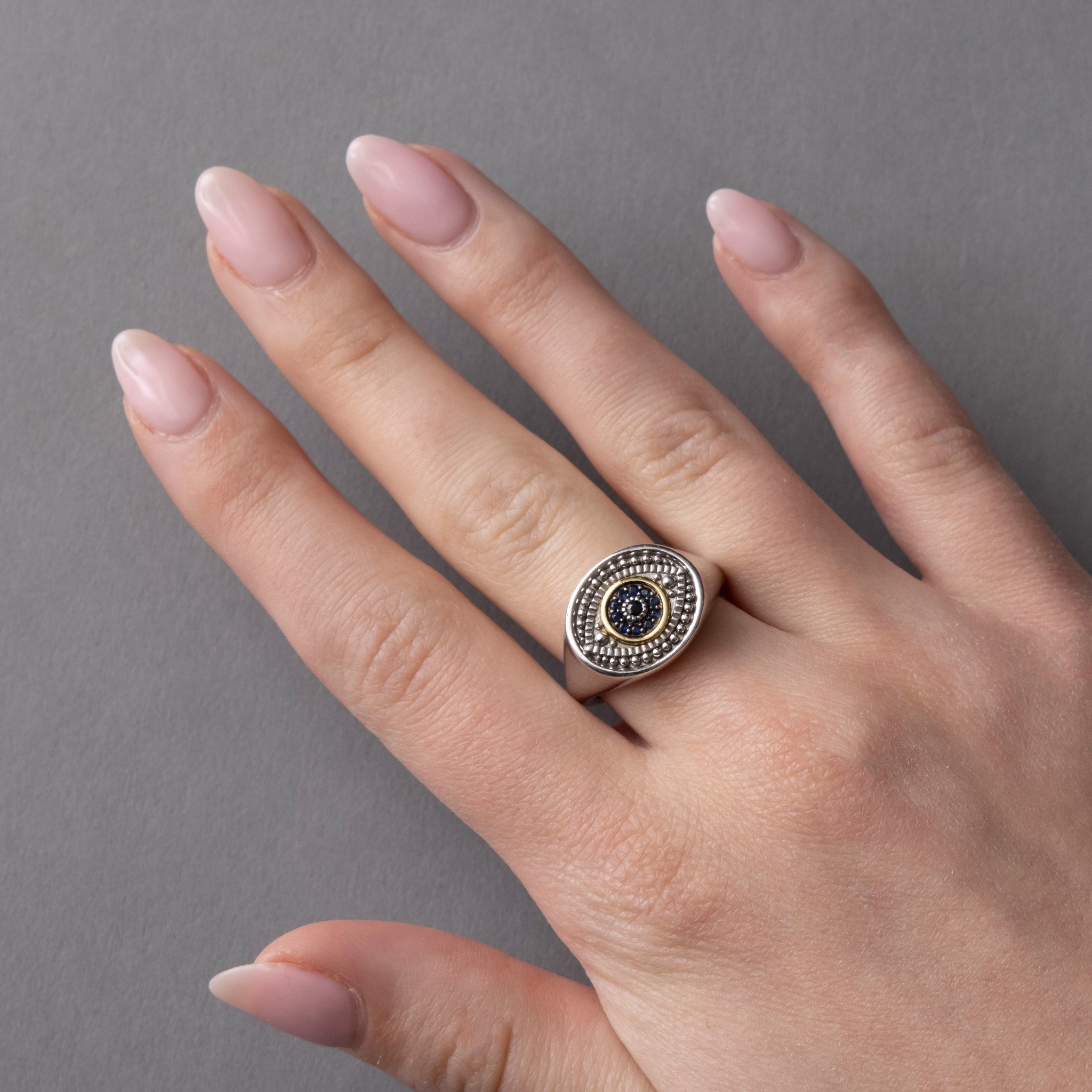 Judith ripka evil eye outlet ring